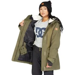 DC Panoramic Parka Snowboard Jacket - Womens -Snowboard Pants Sales 1667356052716 dcshoes Women sPanoramic15KInsulatedSnowboardParka y 4