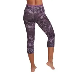 Oyuki Hitatech Thermal 3/4 Pant - Womens -Snowboard Pants Sales Baselayer HITATECH3 4PANT WOMENS Plum forrest back