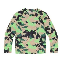 Oyuki Hitatech Thermal Longsleeve - Kids -Snowboard Pants Sales Baselayer HITATECH LONGSLEEVE KIDS ElectricCamo