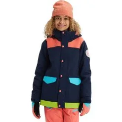 Burton Elstar Snowboard Jacket - Kids -Snowboard Pants Sales DressBlueMulti 02