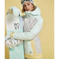 Roxy Ravine Hoodie Snowboard Jacket - Womens -Snowboard Pants Sales ERJTJ03392SFV0Detail