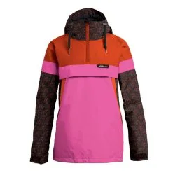 AIRBLASTER Lady Trenchover Snowboard Jacket - Womens -Snowboard Pants Sales LADY TRENCHOVER LAVA CRIMSON TERRY 2223