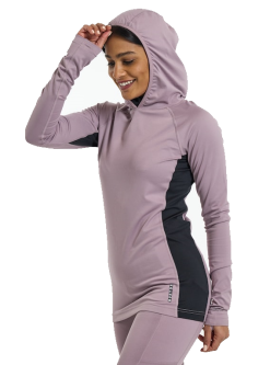 Burton Midweight X Base Layer Long Neck Thermal Hoodie - Womens 17 Burton Midweight X Base Layer Long Neck Thermal Hoodie - Womens -Snowboard Pants Sales Midweightelderhood