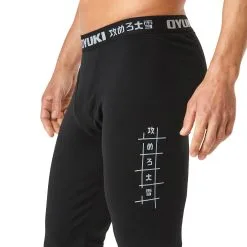 Oyuki Merino Thermal Pant -Snowboard Pants Sales Oyuki Merino Black Pant LogoDetail 3