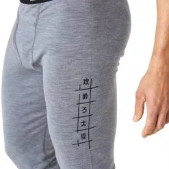 Oyuki Merino Thermal Pant -Snowboard Pants Sales Oyuki Merino GreyMarle Pant LogoDetail 1