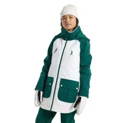 Burton Prowess Snowboard Jacket - Womens -Snowboard Pants Sales ProwessSnowboardJacket WomensBotanicalGardenStoutWhiteMODEL