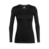 Icebreaker 200 Oasis LS Crew - Womens -Snowboard Pants Sales Womens merino 200 oasis thermal long sleeve crewe