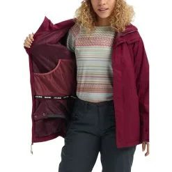 Burton Jet Set 2L Snowboard Jacket - Womens -Snowboard Pants Sales jet set snowboard jacket womens 1 port royal heather 3
