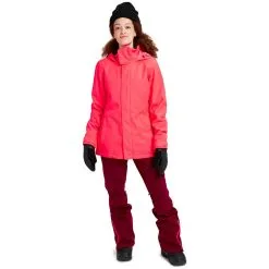 Burton Jet Set 2L Snowboard Jacket - Womens -Snowboard Pants Sales jet set snowboard jacket womens potent pink 3