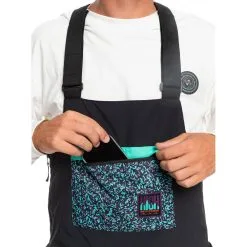 Quiksilver Fly High Snowboard Bib Pant -Snowboard Pants Sales quiksilver MensFlyHighTechnicalSnowBib TRUE 3