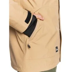 Quiksilver Mission Goretex Snowboard Jacket -Snowboard Pants Sales quiksilver MensMissionGORE TEX SnowJacket TANNIN yyt 3