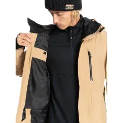 Quiksilver Mission Goretex Snowboard Jacket -Snowboard Pants Sales quiksilver MensMissionGORE TEX SnowJacket TANNIN yyt 7