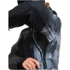 Quiksilver Mission Printed Block Snowboard Jacket -Snowboard Pants Sales quiksilver MensMissionSnowJacket TRUEBLACKQU 10