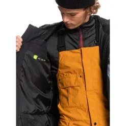 Quiksilver Mission Printed Block Snowboard Jacket -Snowboard Pants Sales quiksilver MensMissionSnowJacket TRUEBLACKQU 2