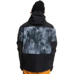 Quiksilver Mission Printed Block Snowboard Jacket -Snowboard Pants Sales quiksilver MensMissionSnowJacket TRUEBLACKQU 6